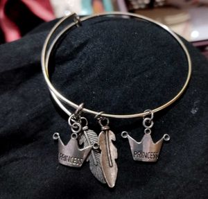 Princess Charm Bangle Bracelet