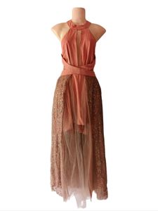 beautiful coral gown 😍
