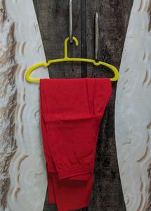 New Elegant Red Embroidered Kurta Set