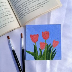 Tulip Painting On Canvas