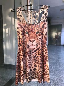 Leopard Skater dress