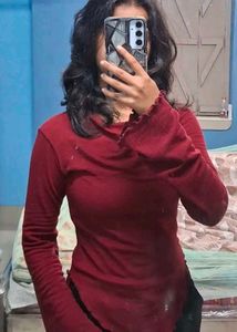 Ribbed Knit Asymmetrical Top (4 colors)