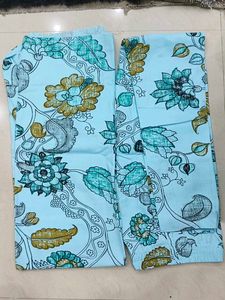 Avaasa Light Blue Floral Kurta Set