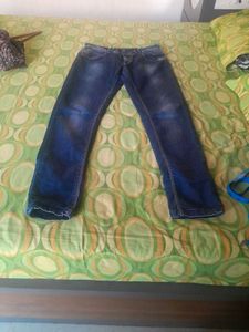 Blue Denim Jeans nd Top