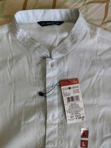 New Light teal cotton kurta