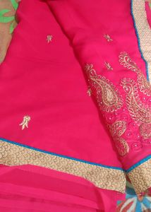 ✨💖Elegant Pink saree with blouse ✨💞