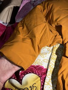 🧡oversized Korean Stylish Mustard Puffer Jacket🧡