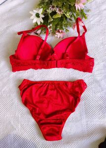 Red Lingerie Set