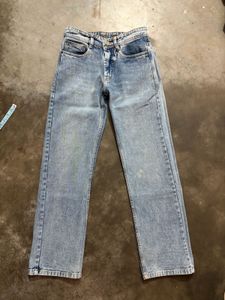 Light Wash Straight Leg Jeans