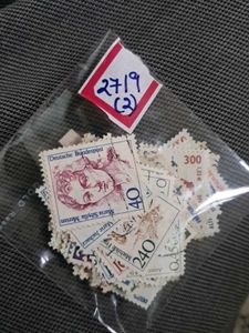100 Vintage German Stamps Collection