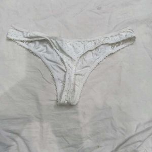 Cute Polka Dot ⭐Thong with Lace Trim