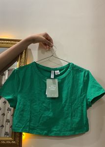 H&m Women Crop Tee