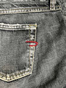 Y2k Diesel Grey Wash Flare Jeans