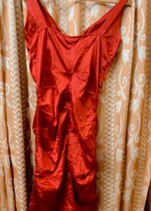 Red Colour Hot Night Dress.