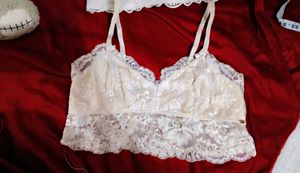 White Lace Bralettes - Elegant &amp; Delicate