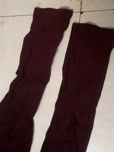 Maroon Leggings