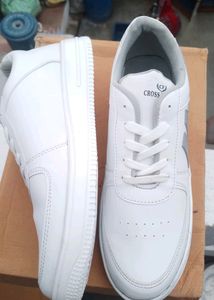 9 No Size Available In White Colour Shoes