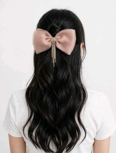 Sparkling Bow Hair Clip