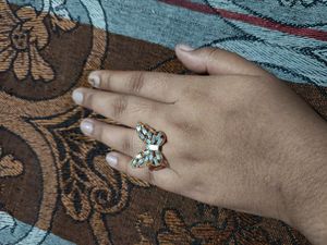 Sparkling Butterfly Ring