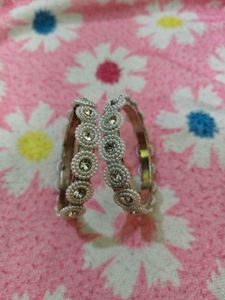 Elegant Pearl &amp; Stone Bangles