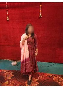 Elegant Maroon Kurta Set with Dupatta