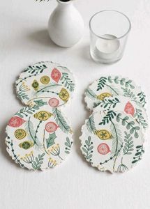 Unique Concrete Coaster Set