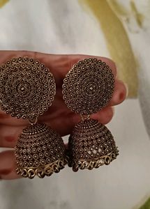 Ethnic Maroon Jhumka