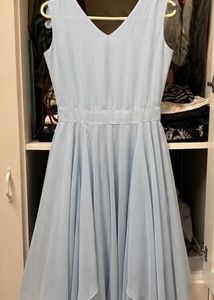 Madame Baby Blue Ruffle Dress | Size