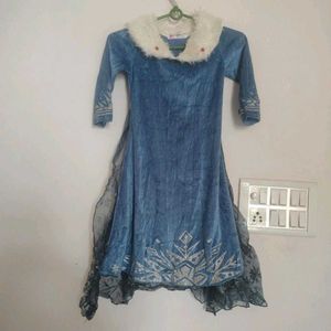 Blue Elsa Inspired Dress
