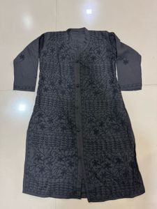 chikonkari work kurta