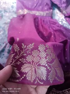 Vibrant Purple Kurta Set with Sharara