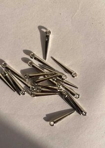 Silver Spikes  Charms