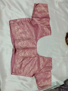 Pink Sequin Embroidered Saree with blouse