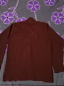 Vintage Brown Knit Cardigan