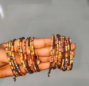 Pair of 2 Boho Beaded Bracelets