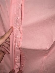 Chic Pink Button-Up Shirt