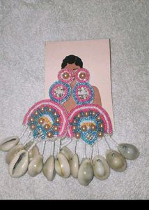 biba girls Floral Sharara set +earring