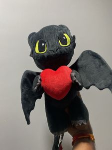 Toothless Plush with Heart