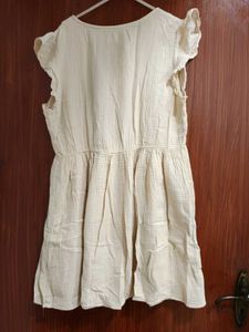 bohemian off white dress