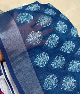 Trending blue saree