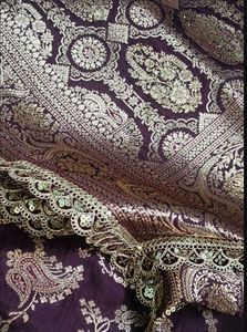 Elegant Purple Banarasi Silk Saree