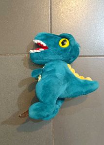 Cute Teal Dinosaur Plush Toy