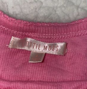 pink basic tank top