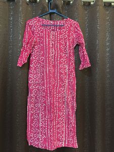Bandhani Maternity Kurti with plazzo