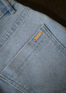 Light Wash Denim Shorts
