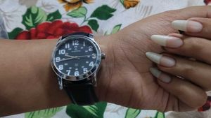 Maxima Men's Black Dial Watch