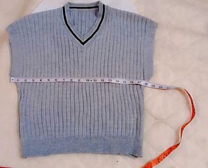 Men's V-Neck Knit Vest
