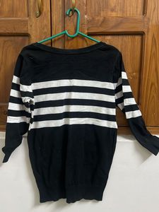 Striped Crew Neck Top