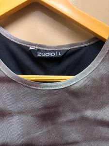 Zudio Ruched Long Sleeve Dress