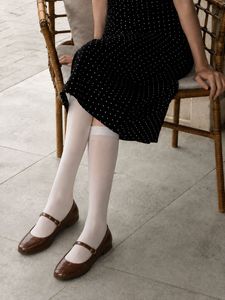 pinterest autumn look inpired brown mary jane flat